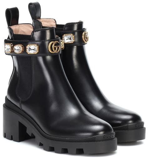 gucci black diamond boots|Gucci boots women black.